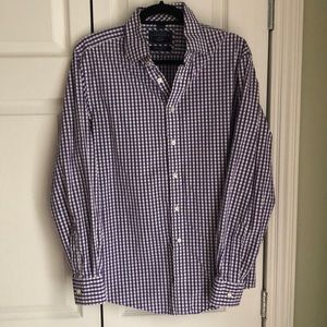 Men’s Charles Tyrwhitt gingham button down shirt.